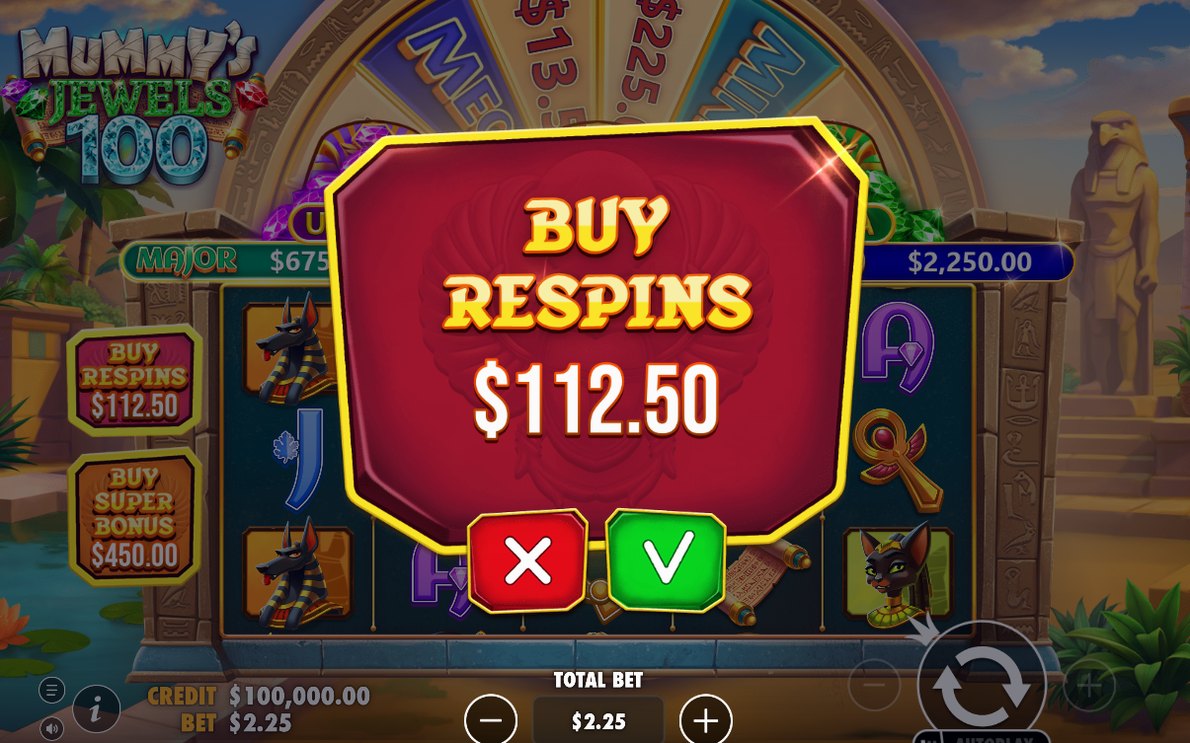 Jackpot bar with MINI to GRAND tiers
