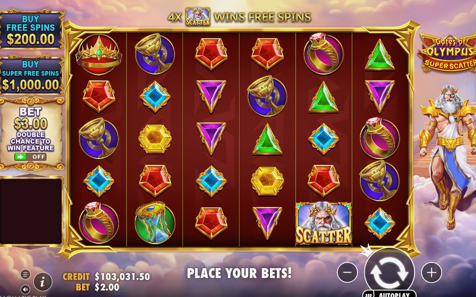 Gates of Olympus Super Scatter