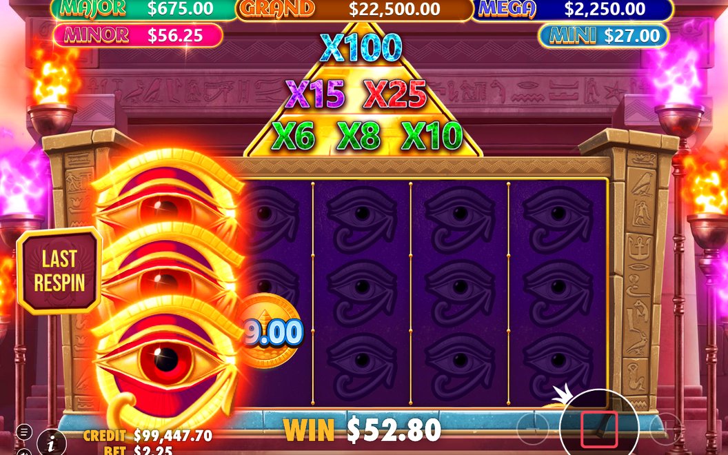Respins round with MONEY coins stuck on reels